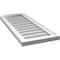 Ekena Millwork Arch Top Surface Mount PVC Gable Vent: Functional, w/ 2"W x 1-1/2"P Brickmould Frame, 14"W x 34"H GVPAR14X3402SF - alternate 4